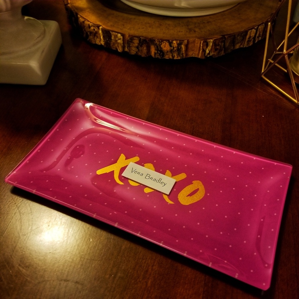 XOXO 💕 Vera Bradley Large Trinket Tray